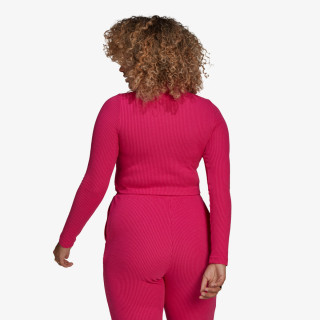adidas MAJICA Z DOLGIMI ROKAVI CROPPED RIB 