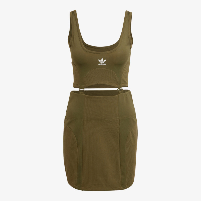 adidas OBLEKA RIB DRESS 