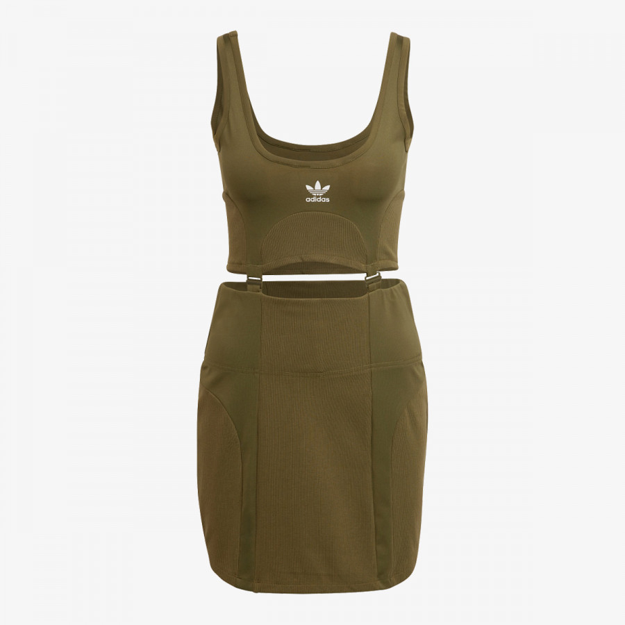 adidas OBLEKA RIB DRESS 