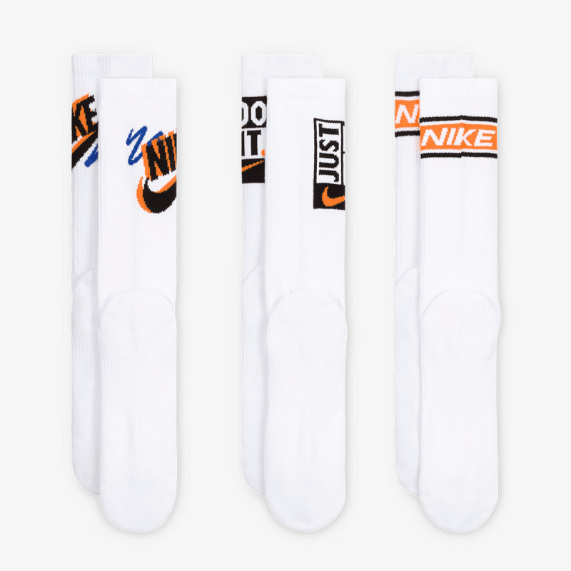 NIKE Nogavice U NK ED PLS CREW 3PR SPORT 144 