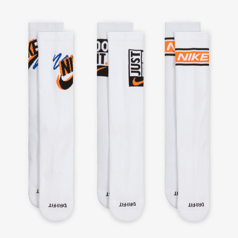 NIKE Nogavice U NK ED PLS CREW 3PR SPORT 144 