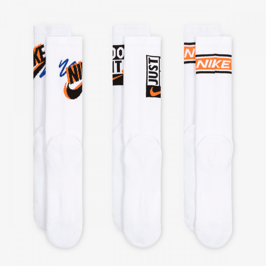 NIKE Nogavice U NK ED PLS CREW 3PR SPORT 144 