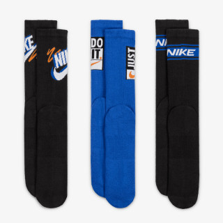 NIKE Nogavice U NK ED PLS CREW 3PR SPORT 144 