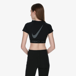NIKE TOP W NP DF SS CROP TOP TT GX 