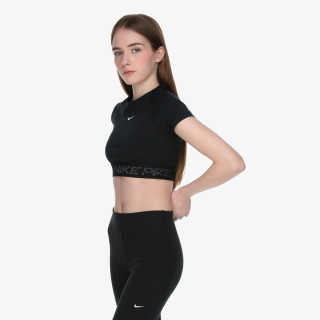 NIKE TOP W NP DF SS CROP TOP TT GX 