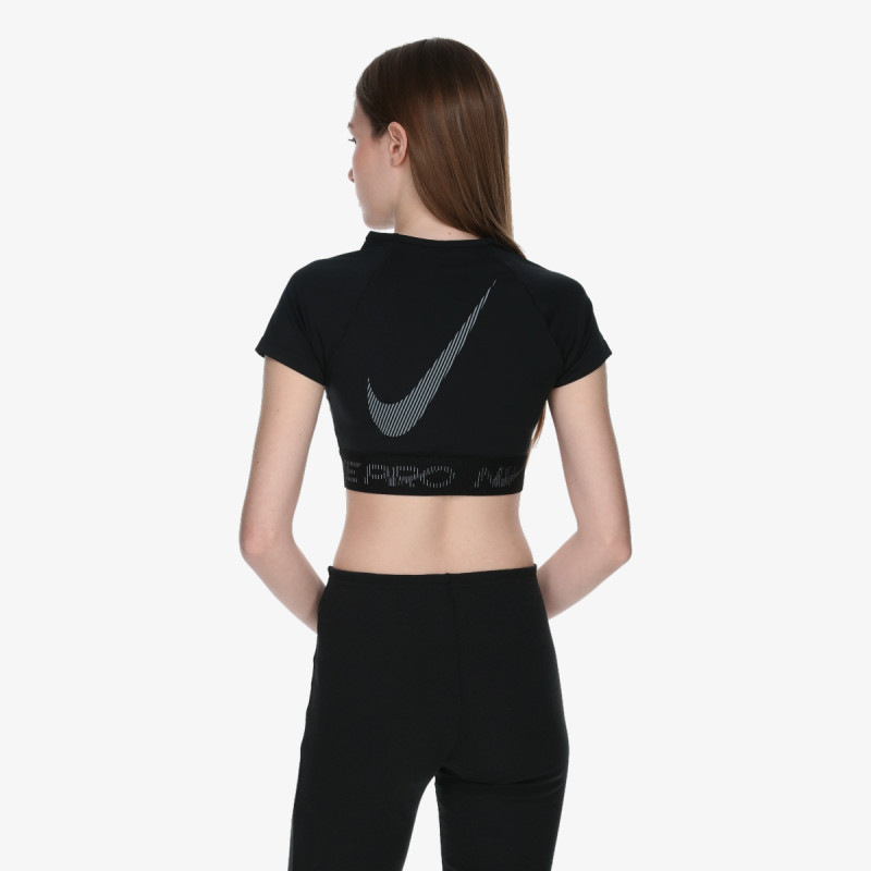 NIKE TOP W NP DF SS CROP TOP TT GX 