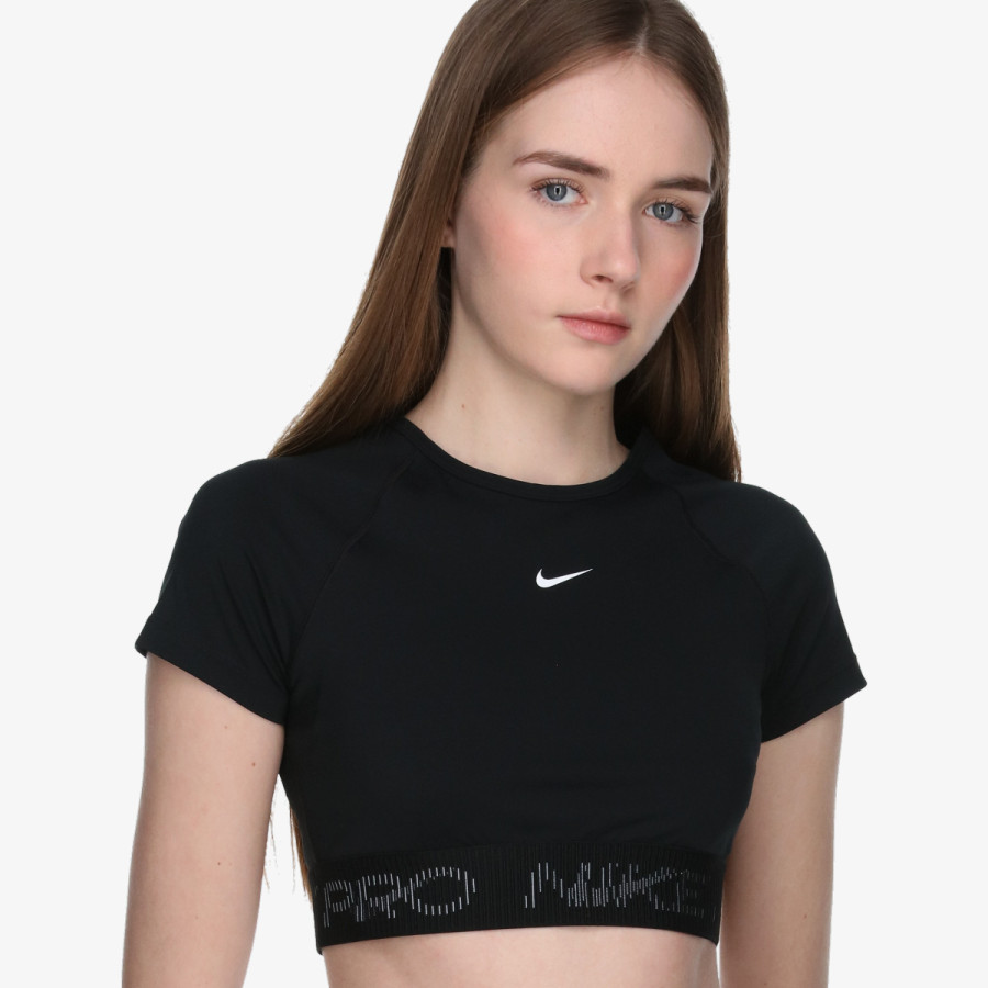 NIKE TOP W NP DF SS CROP TOP TT GX 