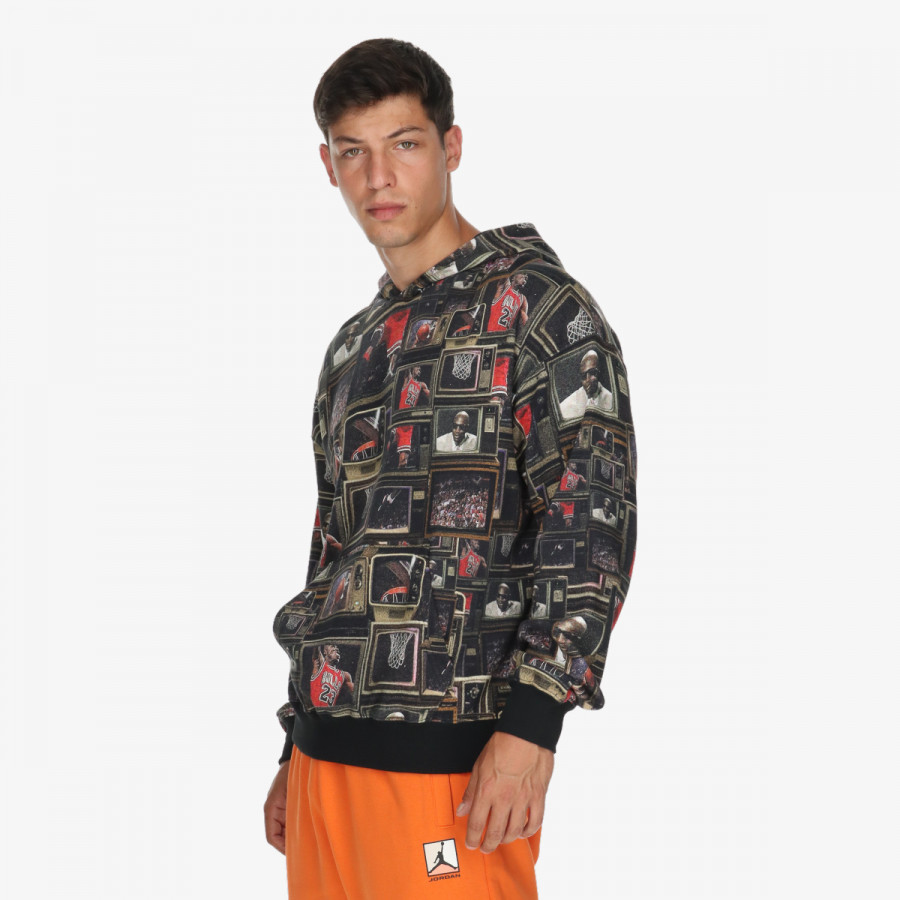NIKE KAPUCAR M J BRK AOP FLC PO LB 