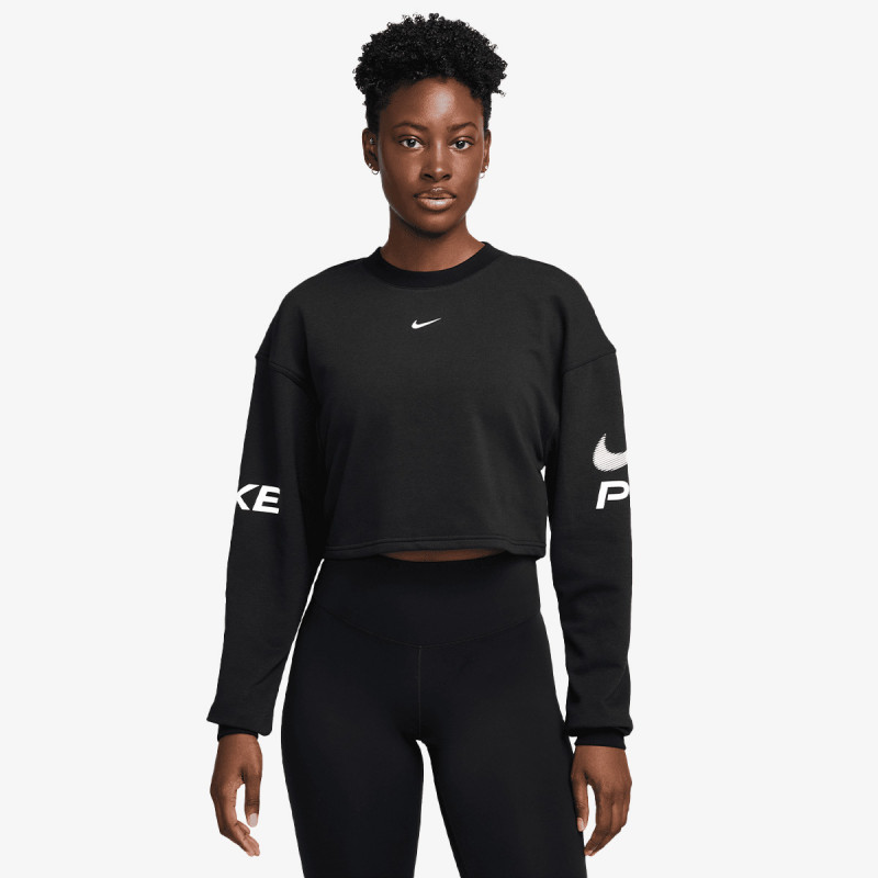 NIKE KAPUCAR W NP DF FLC CREW TT GRX 