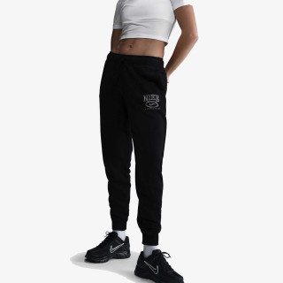 NIKE SPODNJI DELI TRENIRKE W NSW CLUB FLC MR GFX STD PANT 