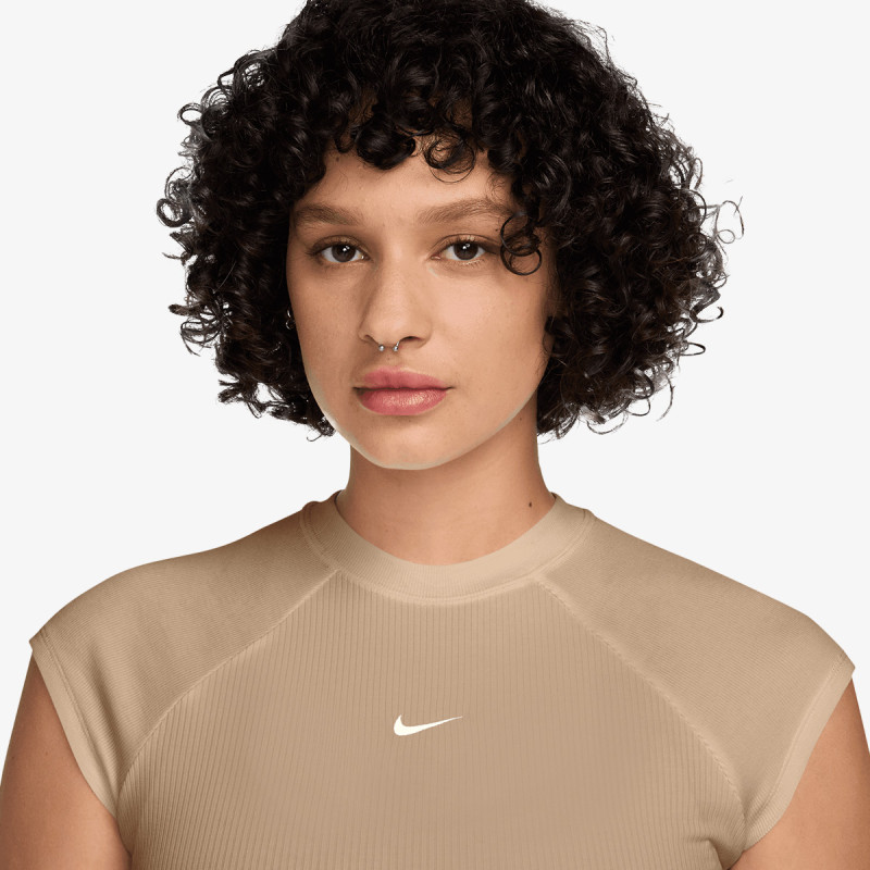 NIKE KRATKA MAJICA W NSW CHILL KNIT RIB SS TOP 