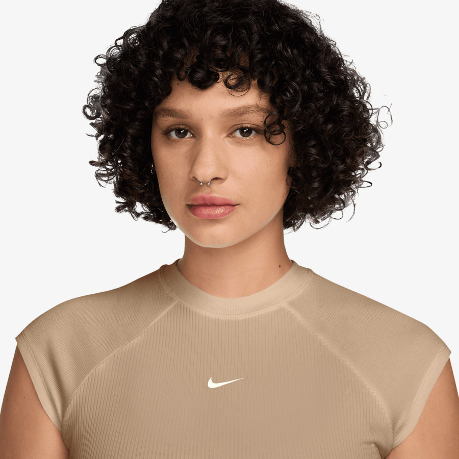 NIKE KRATKA MAJICA W NSW CHILL KNIT RIB SS TOP 