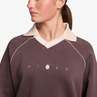 NIKE KAPUCAR W NSW PHNX FLC OS GX POLO TOP 