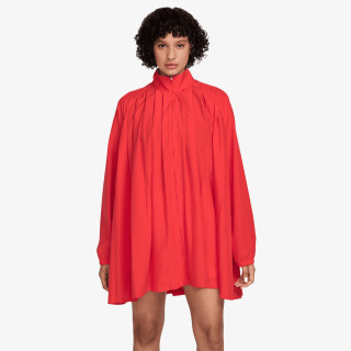 NIKE OBLEKA W NSW LS PLEATED MINI DRESS 