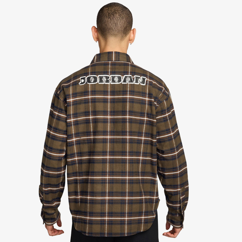 NIKE KRATKA MAJICA M J BRK FLANNEL GFX LS 