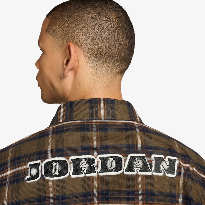 NIKE KRATKA MAJICA M J BRK FLANNEL GFX LS 