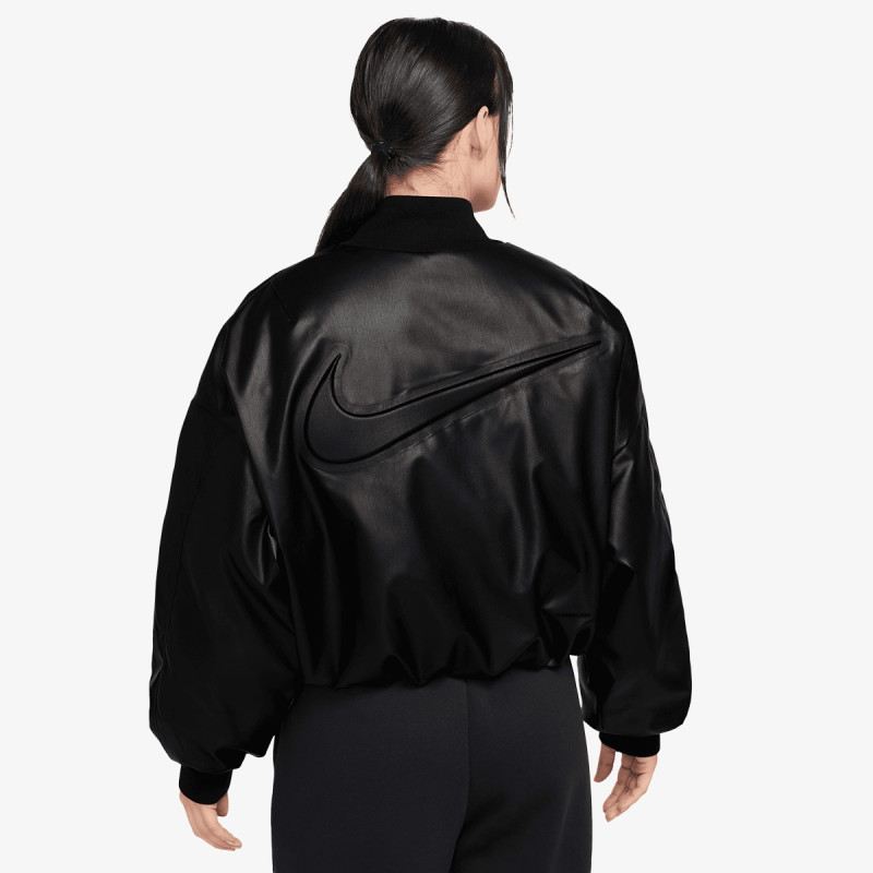 NIKE JAKNA W NK TF PLEATHER BOMBER JKT 
