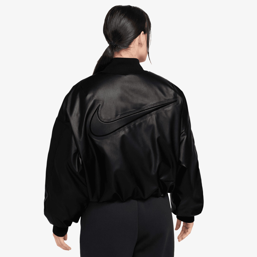 NIKE JAKNA W NK TF PLEATHER BOMBER JKT 