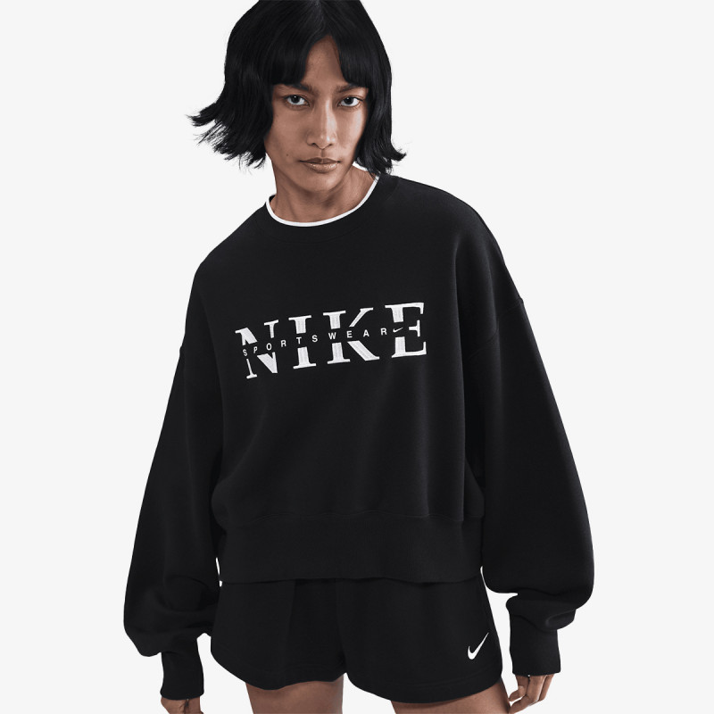 NIKE KAPUCAR W NSW PHNX FLC CREW GLS 
