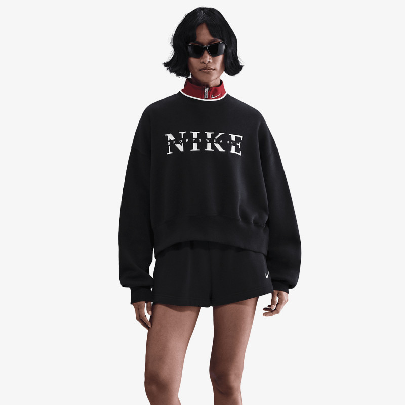 NIKE KAPUCAR W NSW PHNX FLC CREW GLS 
