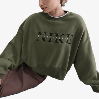NIKE KAPUCAR W NSW PHNX FLC CREW GLS 