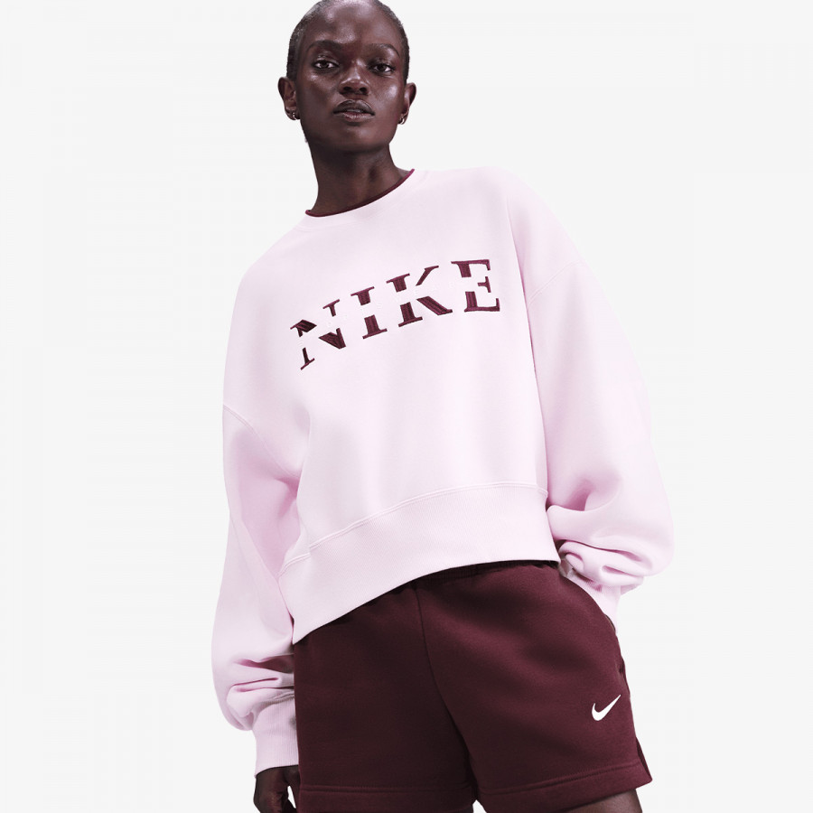 NIKE KAPUCAR W NSW PHNX FLC CREW GLS 