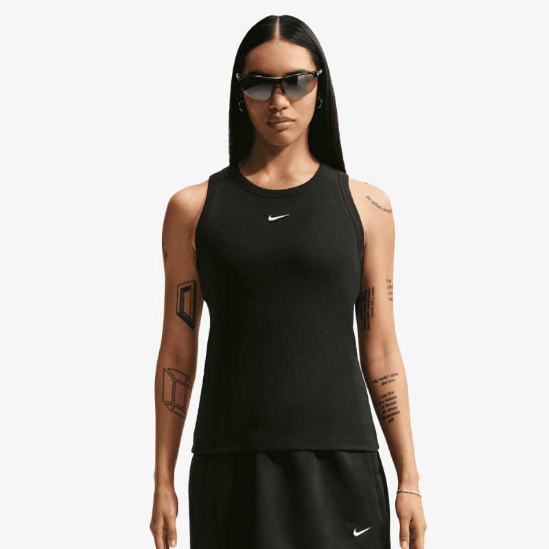 NIKE MAJICA BREZ ROKAVOV W NSW RIB TIGHT TANK 
