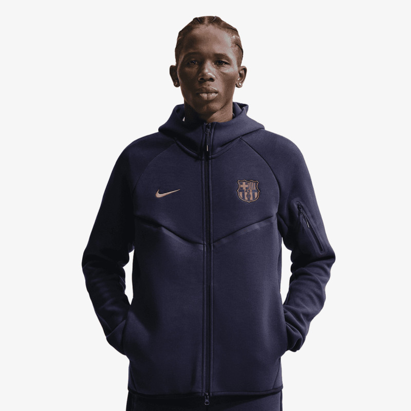 NIKE KAPUCAR FCB M NK TCH FLC FZ WR HOODIE 
