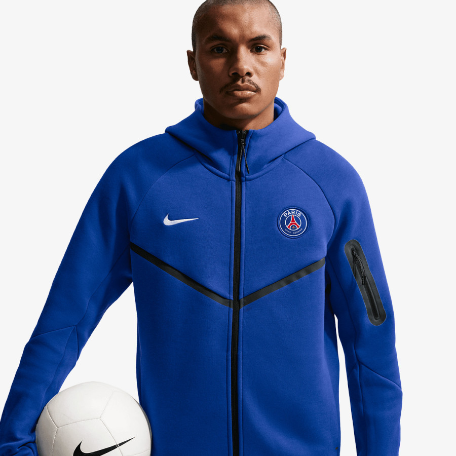 NIKE KAPUCAR PSG M NK TCH FLC FZ WR HOODIE 