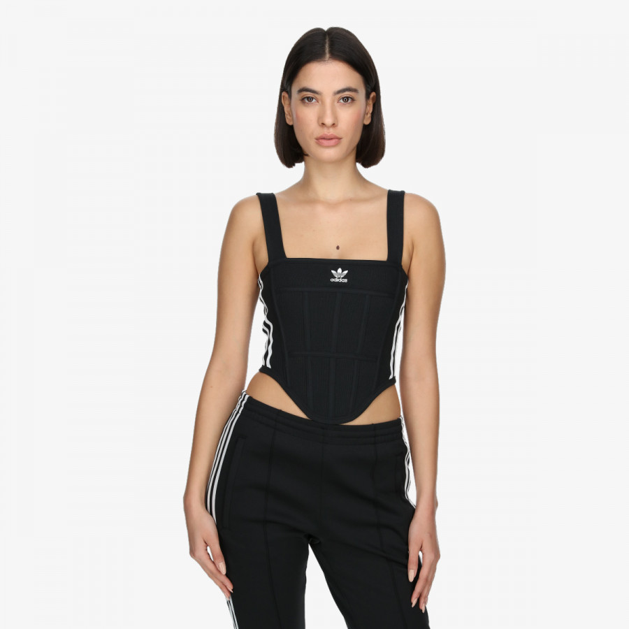 adidas MAJICA BREZ ROKAVOV RIB CORSET TANK