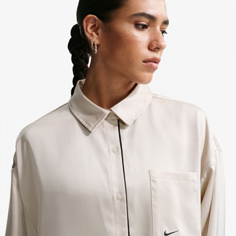 NIKE KAPUCAR W NSW OFFLN WVN STN LS TOP 