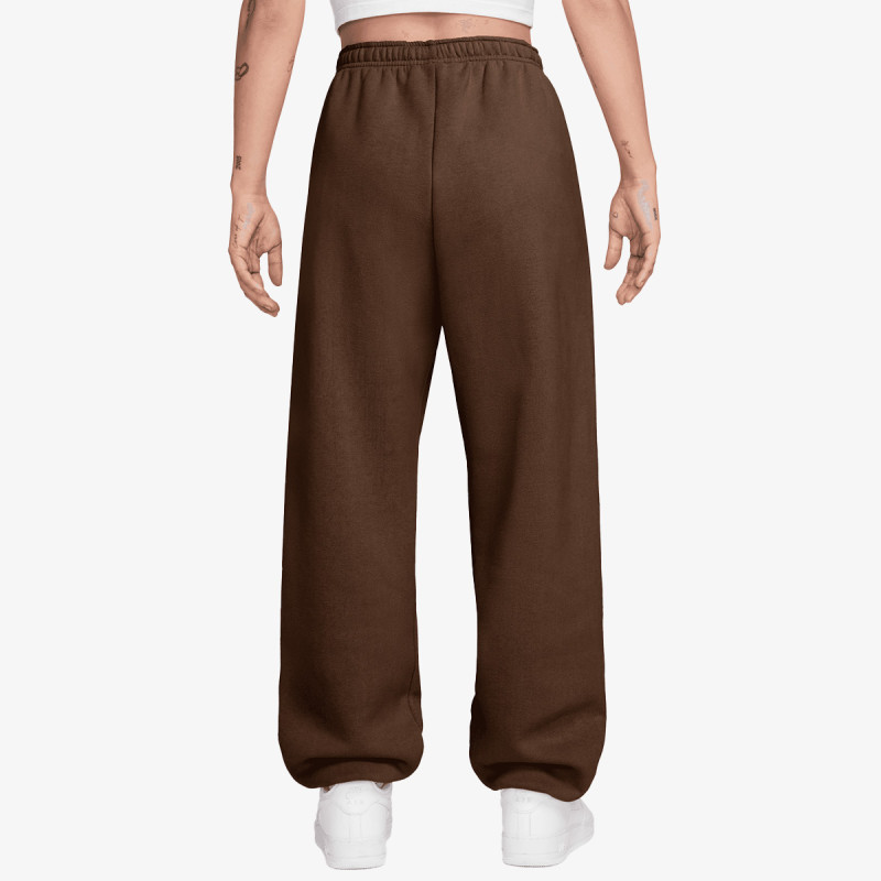 NIKE SPODNJI DELI TRENIRKE W NK STDO FLC MW HR OS CFF PNT 