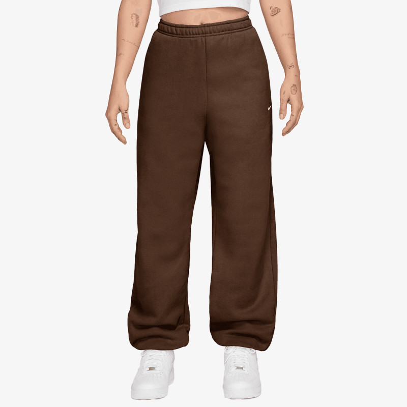 NIKE SPODNJI DELI TRENIRKE W NK STDO FLC MW HR OS CFF PNT 