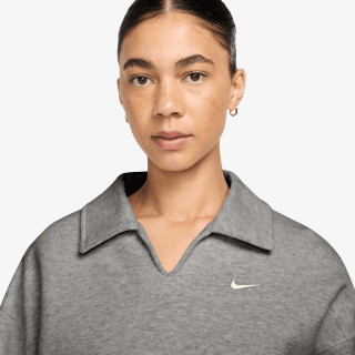 NIKE KAPUCAR W NK STDO FLC MW OS CRP POLO 