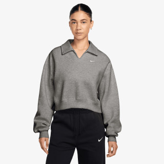 NIKE KAPUCAR W NK STDO FLC MW OS CRP POLO 