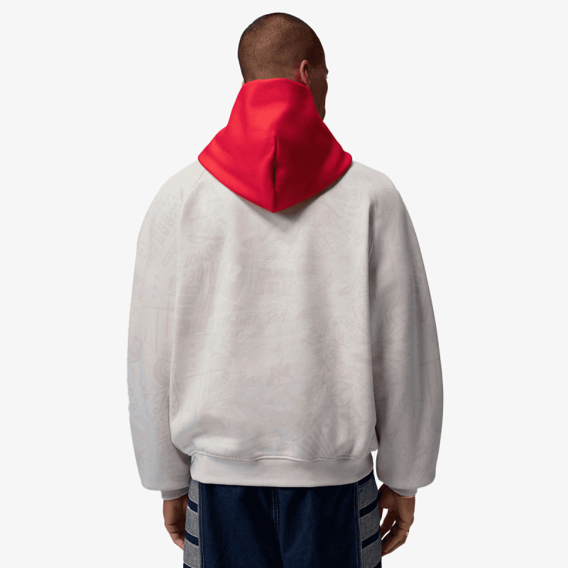 NIKE KAPUCAR M J BRK LSR FLC PO BB 