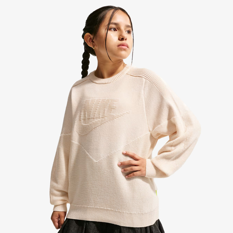 NIKE KAPUCAR K NSW CLN CREW SWEATER 