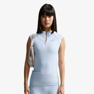 NIKE KRATKA MAJICA W SLVLSS FITTED QZ TOP GLS 