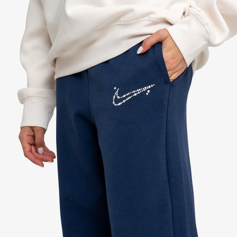 NIKE SPODNJI DELI TRENIRKE W NSW PHNX FLC HR PANT WIDE 