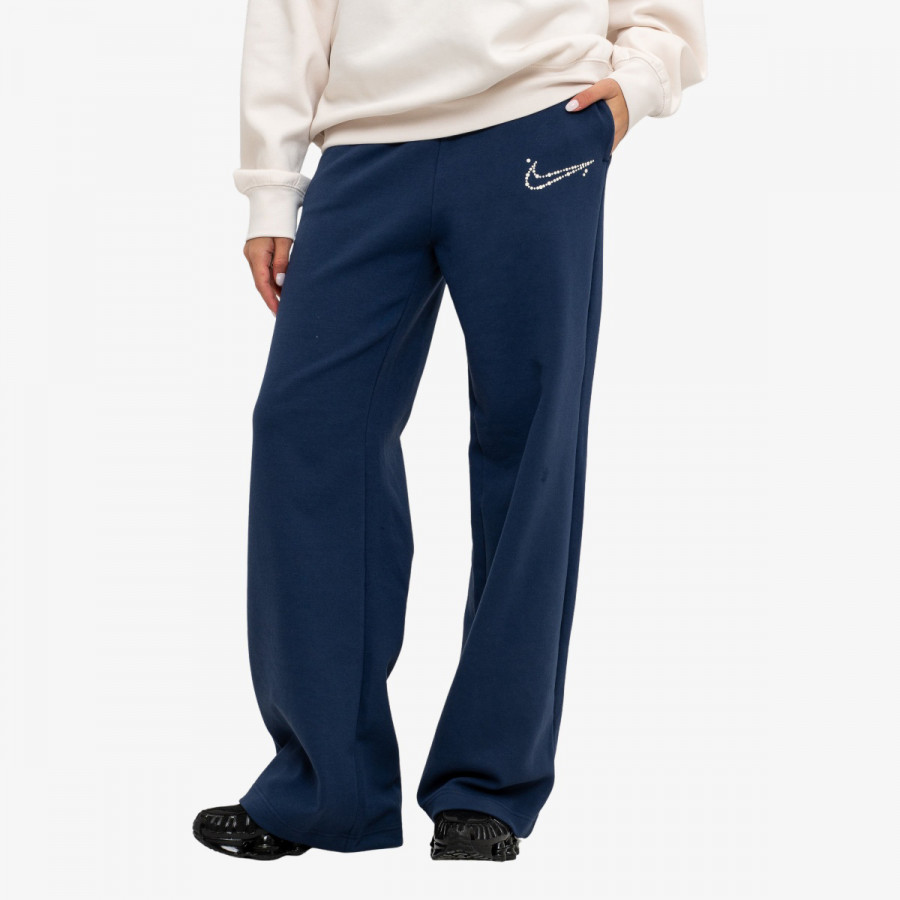 NIKE SPODNJI DELI TRENIRKE W NSW PHNX FLC HR PANT WIDE 