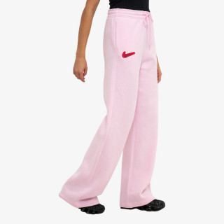 NIKE SPODNJI DELI TRENIRKE W NSW FLC HR PANT WIDE 2 