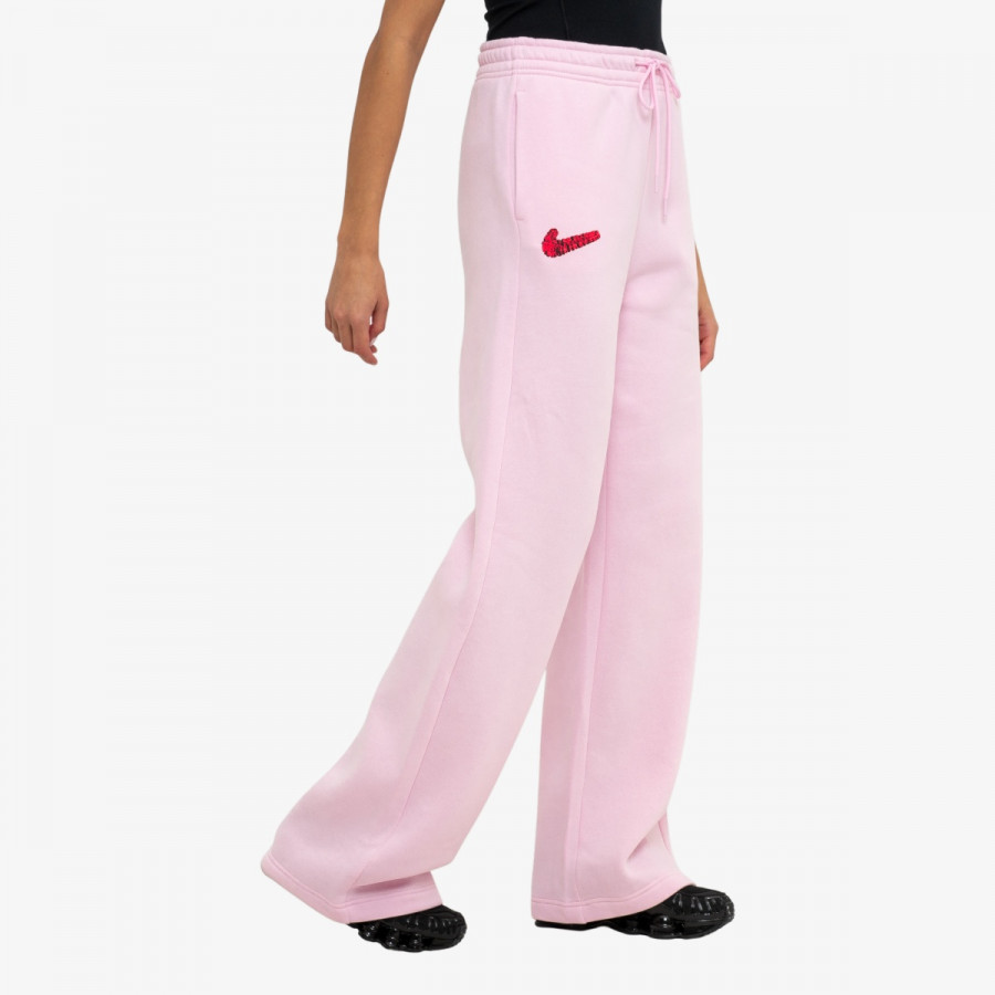 NIKE SPODNJI DELI TRENIRKE W NSW FLC HR PANT WIDE 2 