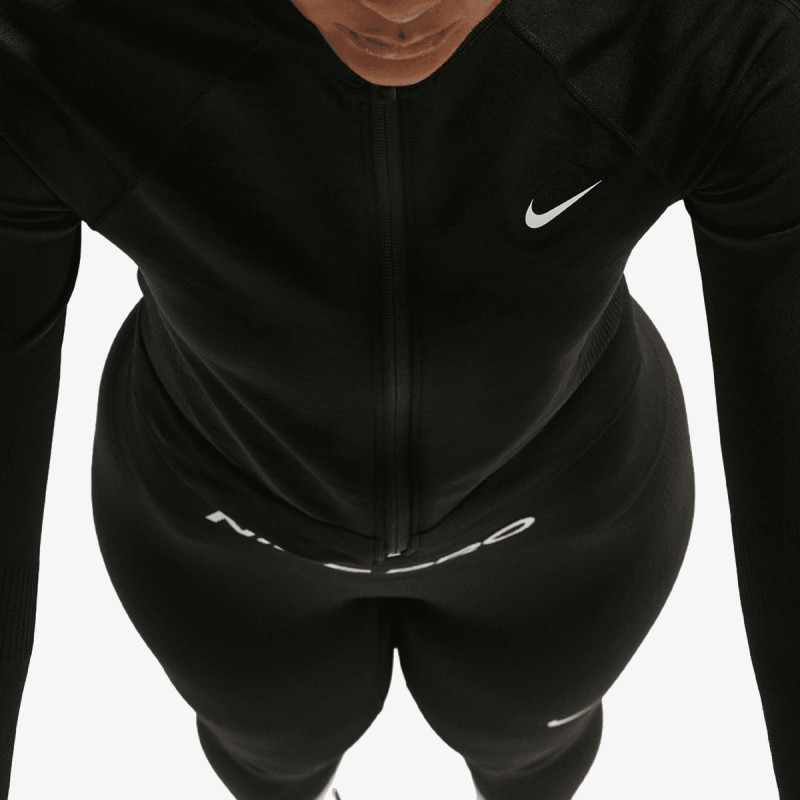 NIKE MAJICA Z DOLGIMI ROKAVI W NP DF SMLS FZ MIDLAYER WT 