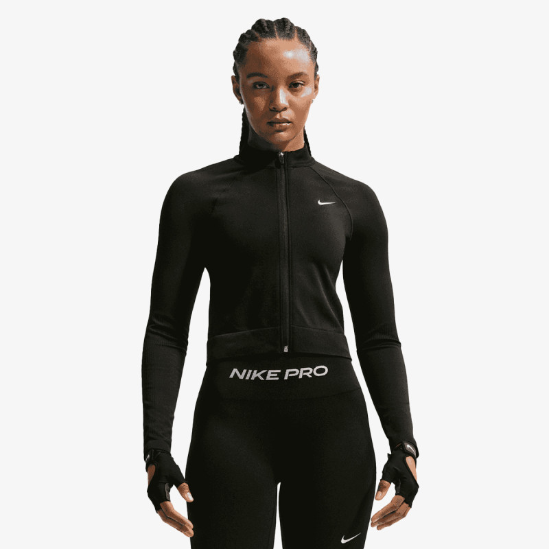 NIKE MAJICA Z DOLGIMI ROKAVI W NP DF SMLS FZ MIDLAYER WT 