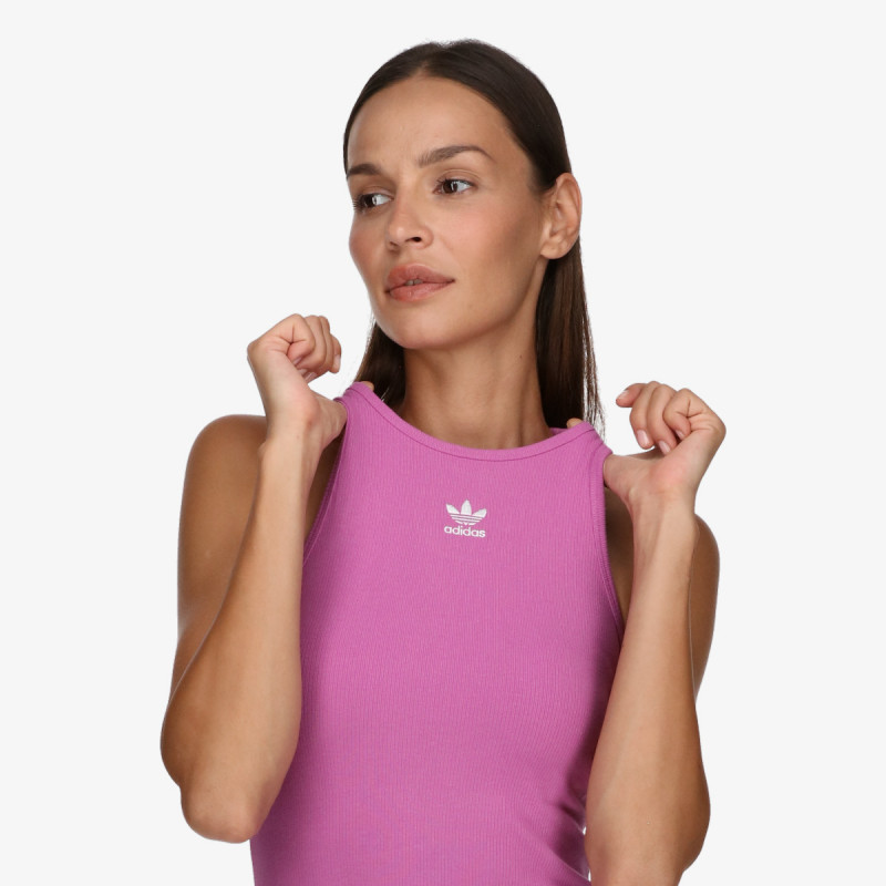 adidas OBLEKA RIB TANK DRESS 