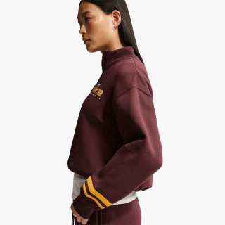 NIKE MAJICA Z DOLGIMI ROKAVI W NSW CLS+ FLC QZ TOP 