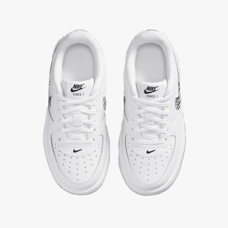 NIKE Superge FORCE 1 LOW PRINT LACE (PS) 