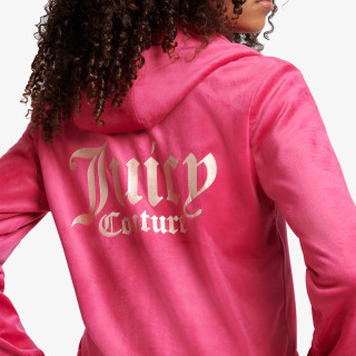JUICY COUTURE TRENIRKA ZIP THRU HOODIE AND BOOTCUT JOG SET 