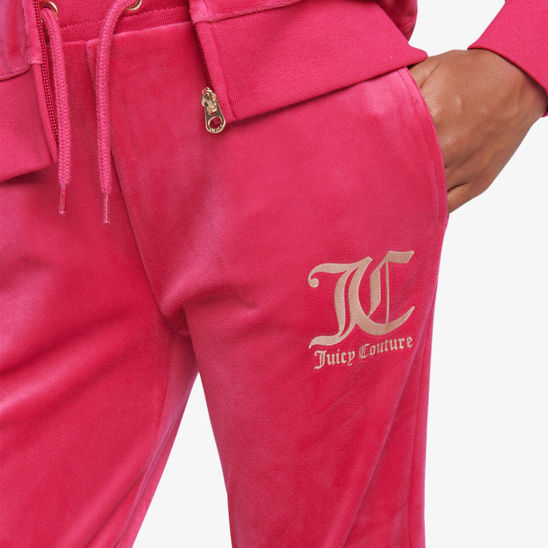 JUICY COUTURE TRENIRKA ZIP THRU HOODIE AND BOOTCUT JOG SET 