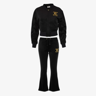 JUICY COUTURE TRENIRKA VELOUR BOMBER & BOOTCUT JOG SET 